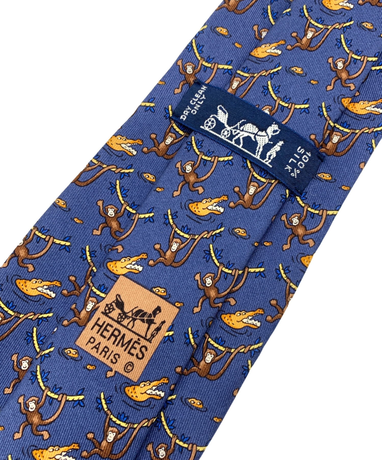 中古・古着通販】HERMES (エルメス) ネクタイ ネイビー サイズ:無し