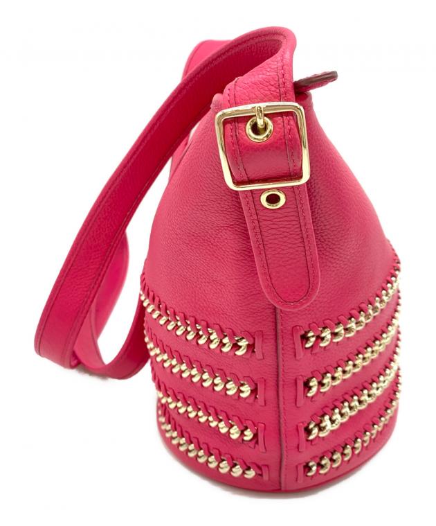 ジェラCOACH ピンク ショルダーバッグ 中古・古着通販】COACH (コーチ) ショルダーバッグ ピンク｜ブランド