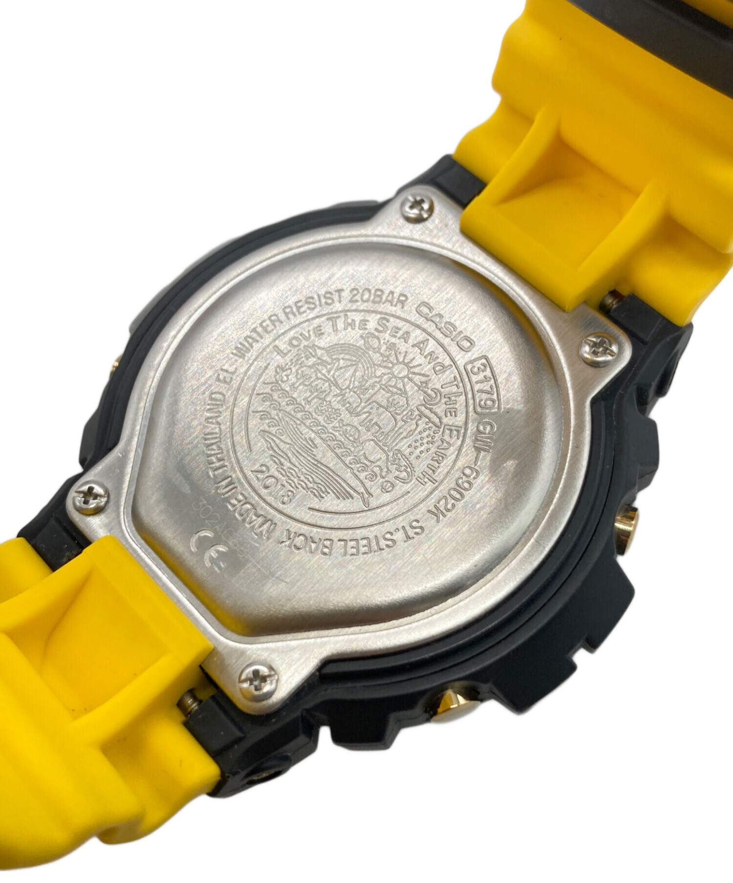 中古・古着通販】CASIO (カシオ) 腕時計 ブラック×イエロー｜ブランド