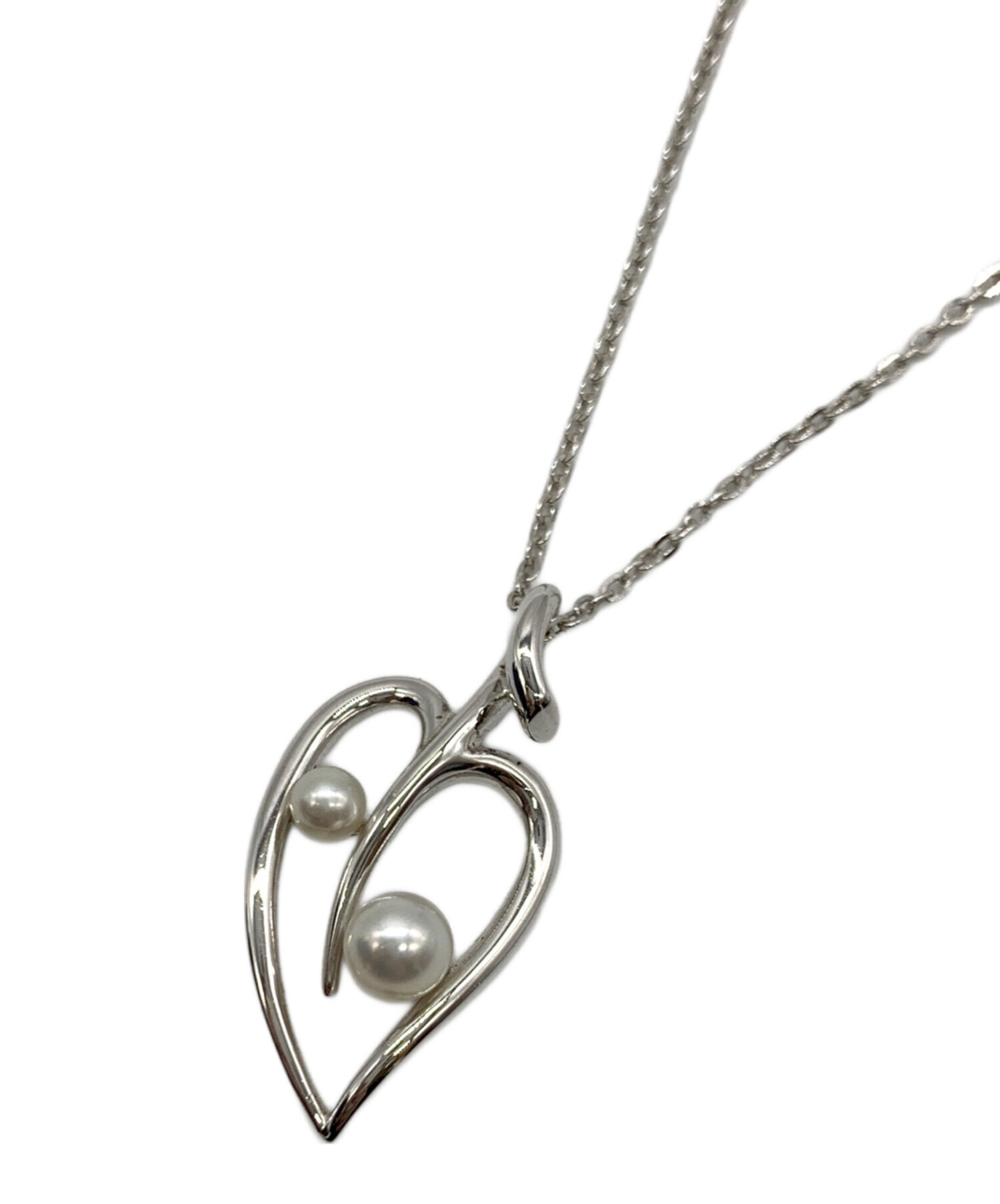 中古・古着通販】MIKIMOTO (ミキモト) シルバーネックレス｜ブランド