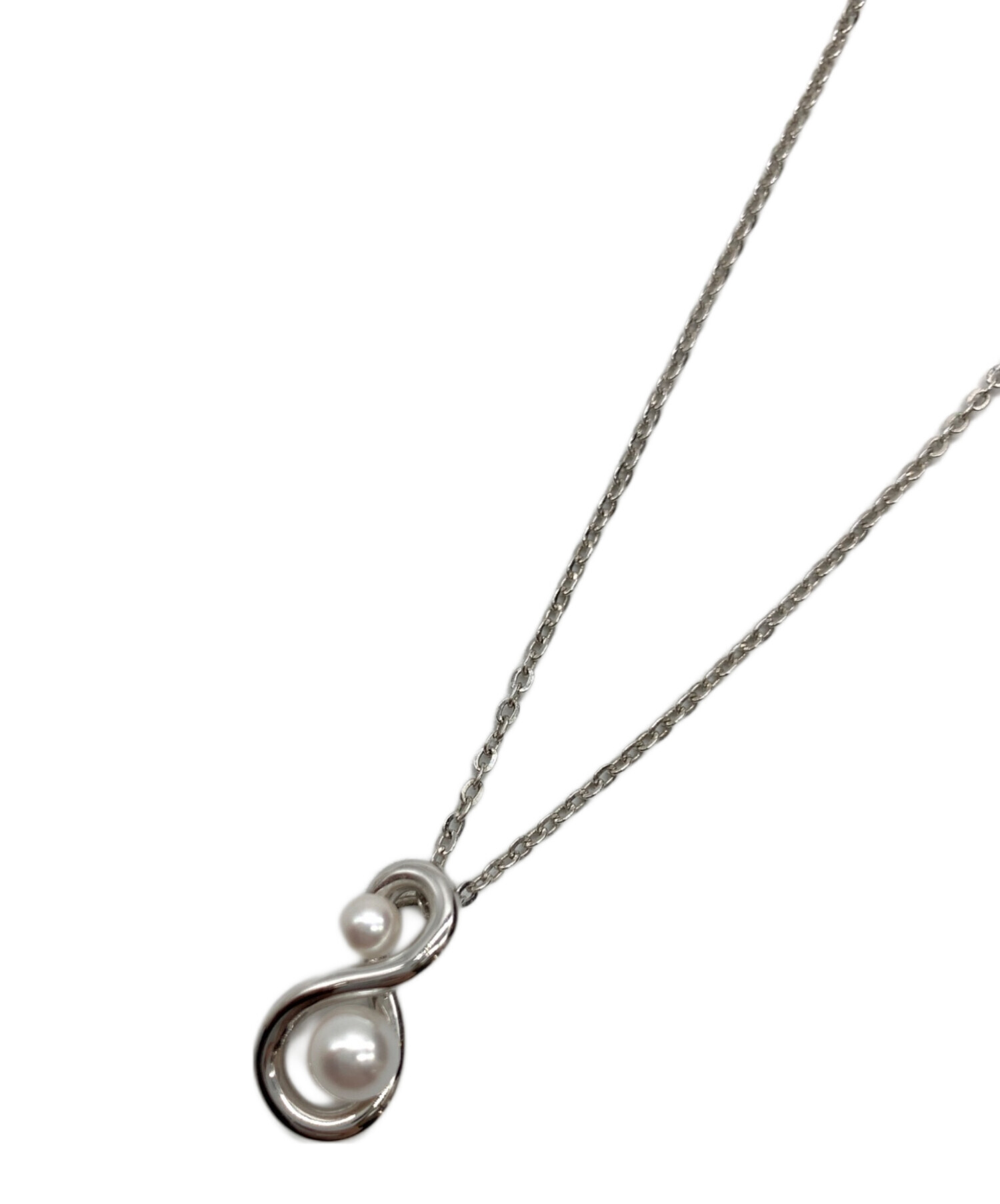 中古・古着通販】MIKIMOTO (ミキモト) シルバーネックレス｜ブランド