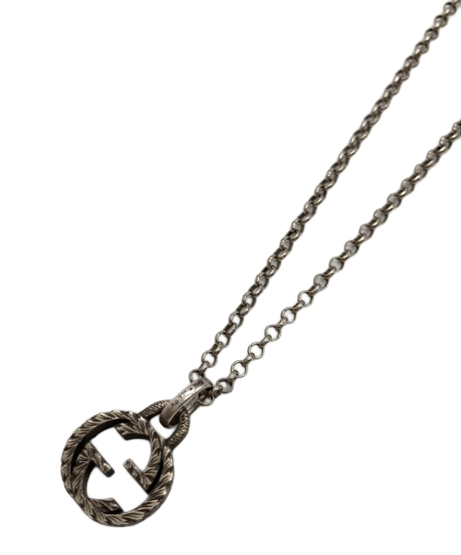 中古・古着通販】GUCCI (グッチ) シルバーネックレス｜ブランド・古着