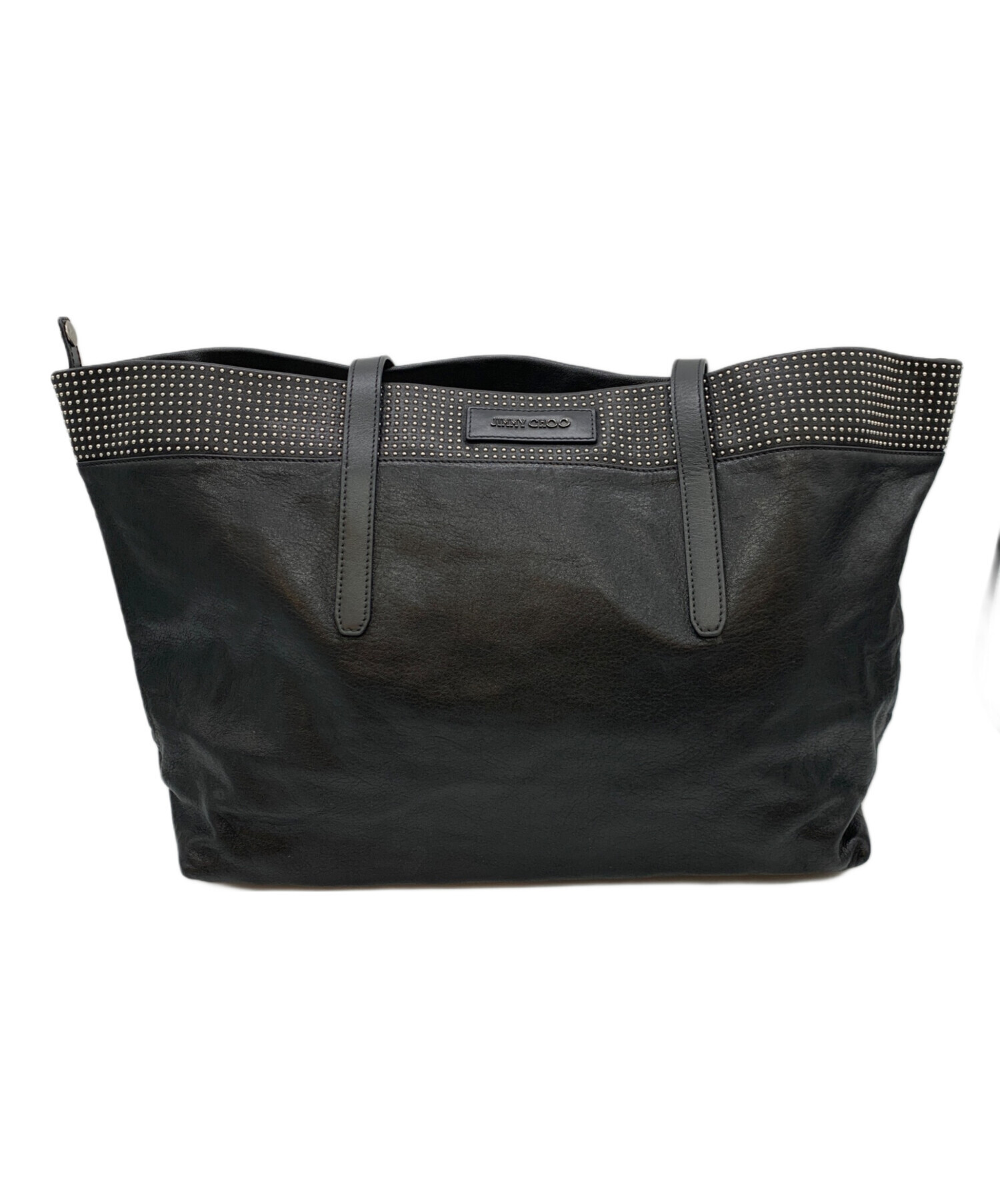 中古・古着通販】JIMMY CHOO (ジミーチュウ) ミニスタッズトートバッグ