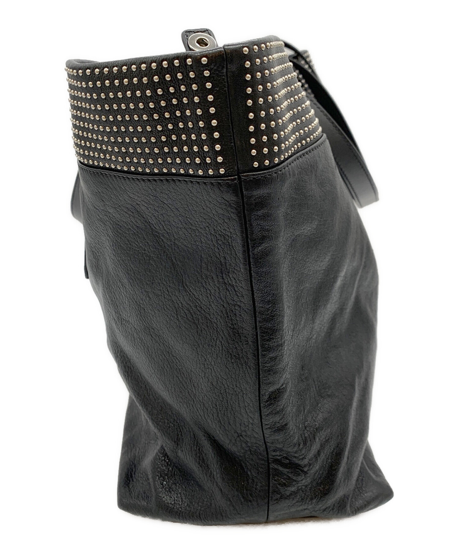 中古・古着通販】JIMMY CHOO (ジミーチュウ) ミニスタッズトートバッグ