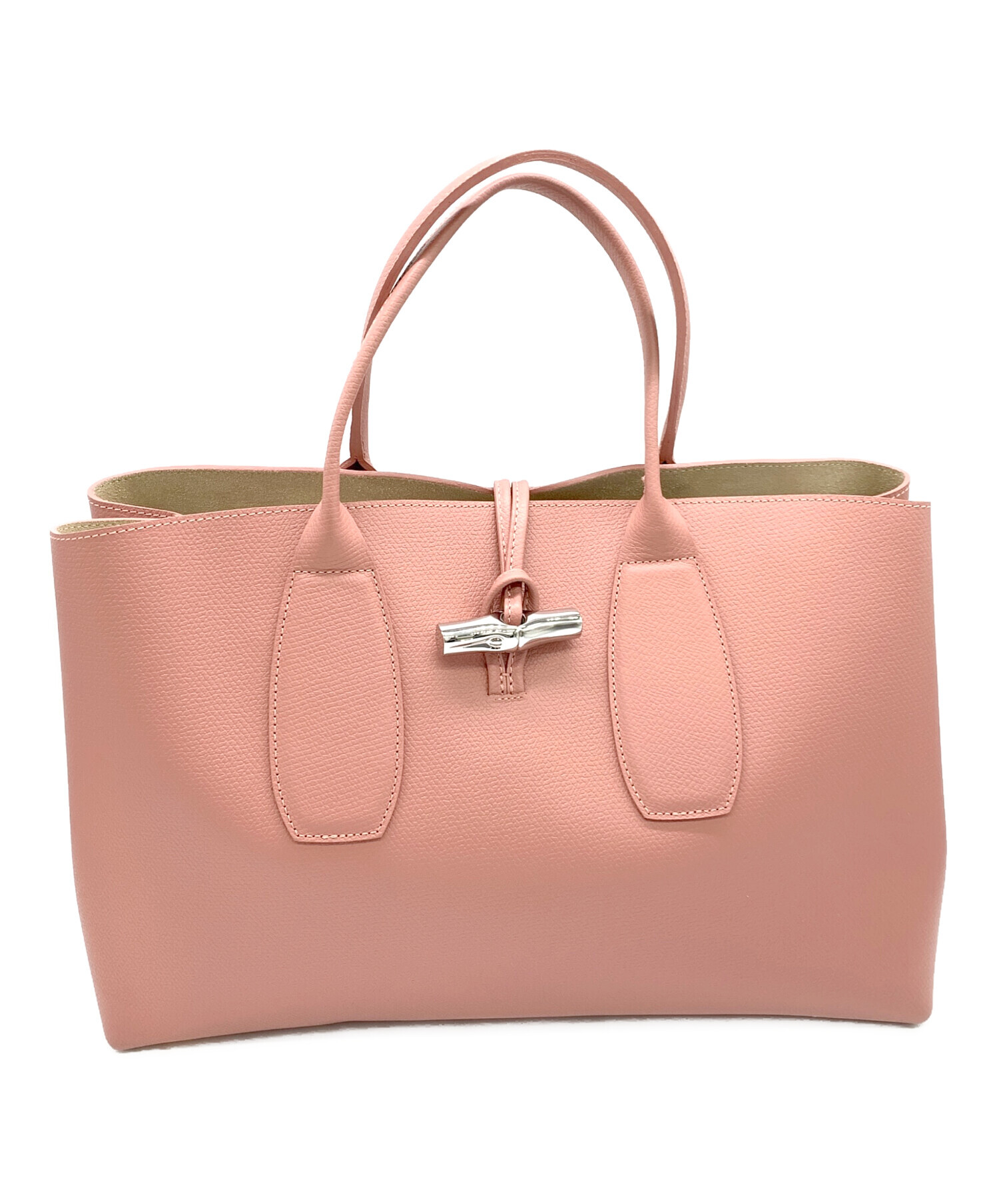 中古・古着通販】LONGCHAMP (ロンシャン) トートバッグ ピンク