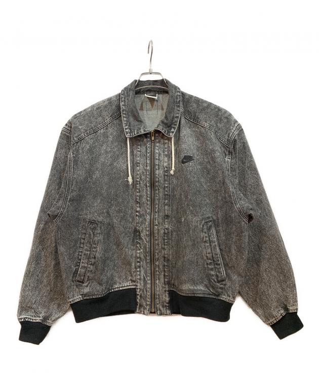 NIKE デニムジャケット メンズ M サイズ 中古・古着通販】NIKE (ナイキ) デニムジャケット ブラック サイズ:M