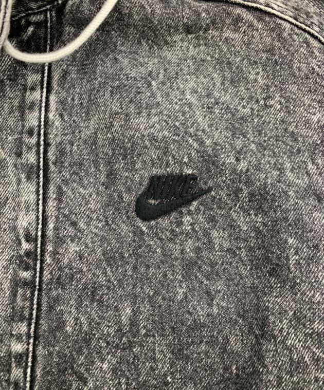中古・古着通販】NIKE (ナイキ) デニムジャケット ブラック サイズ:M