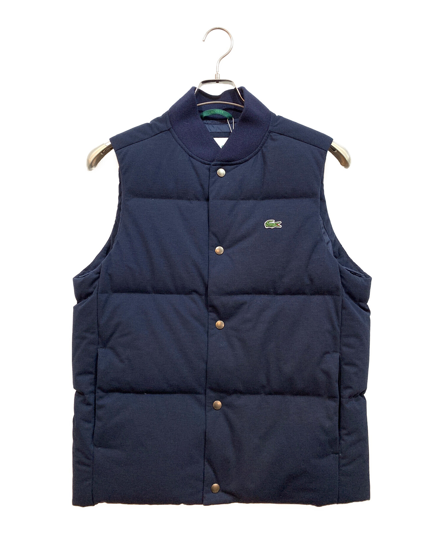 新品未使用、タグ付き！　ラコステ　ダウンベスト 中古・古着通販】LACOSTE (ラコステ) ダウンベスト ブラック サイズ:S