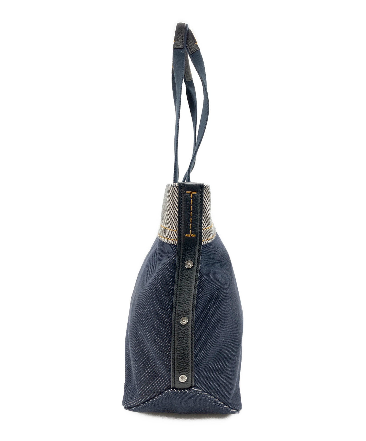 中古・古着通販】COACH (コーチ) デニムトートバッグ インディゴ