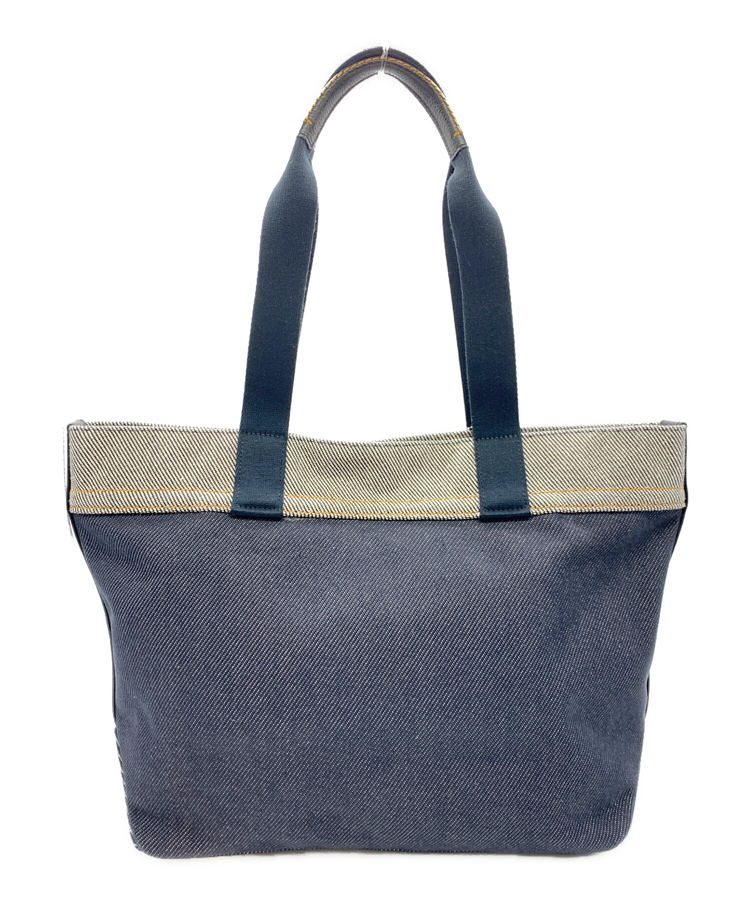 中古・古着通販】COACH (コーチ) デニムトートバッグ インディゴ