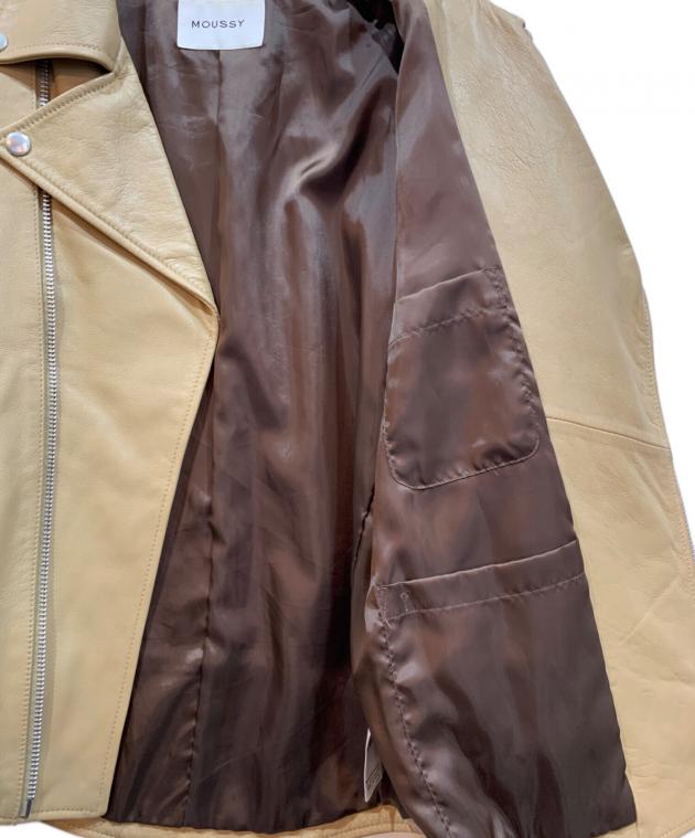 中古・古着通販】moussy (マウジー) ダブルライダースジャケット