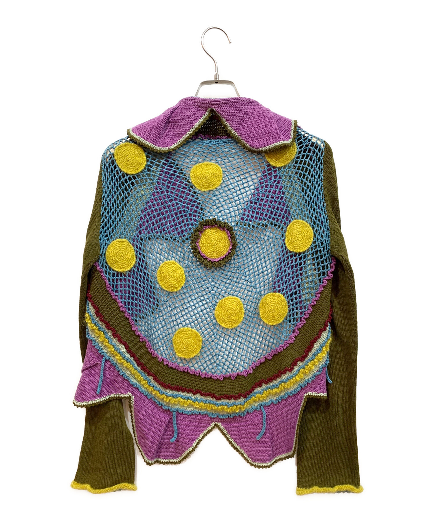 中古・古着通販】OLLEBOREBLA (アルベロベロ) 薄手カーディガン マルチ