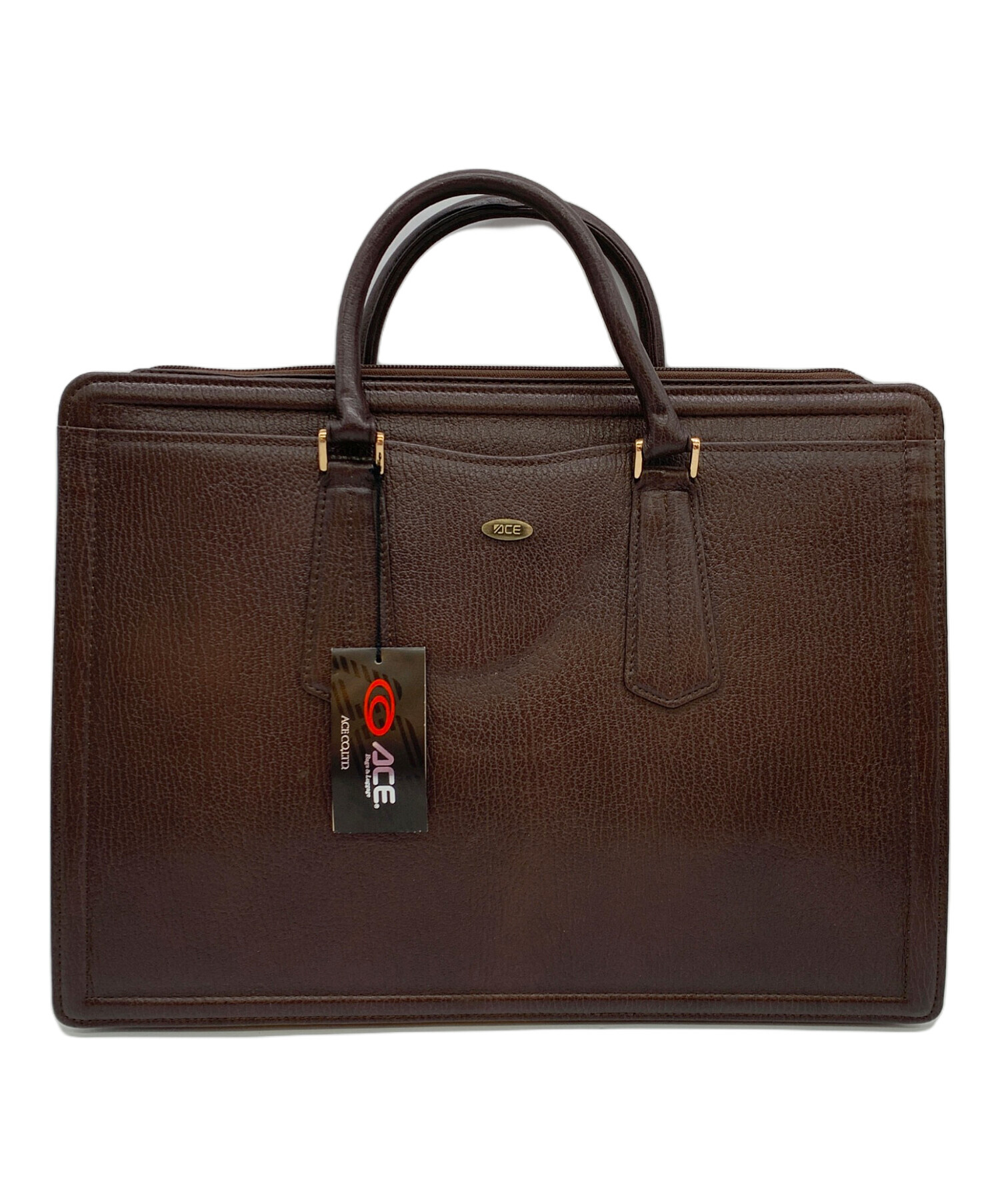中古・古着通販】ACE (エース) ビジネスバッグ ブラウン｜ブランド