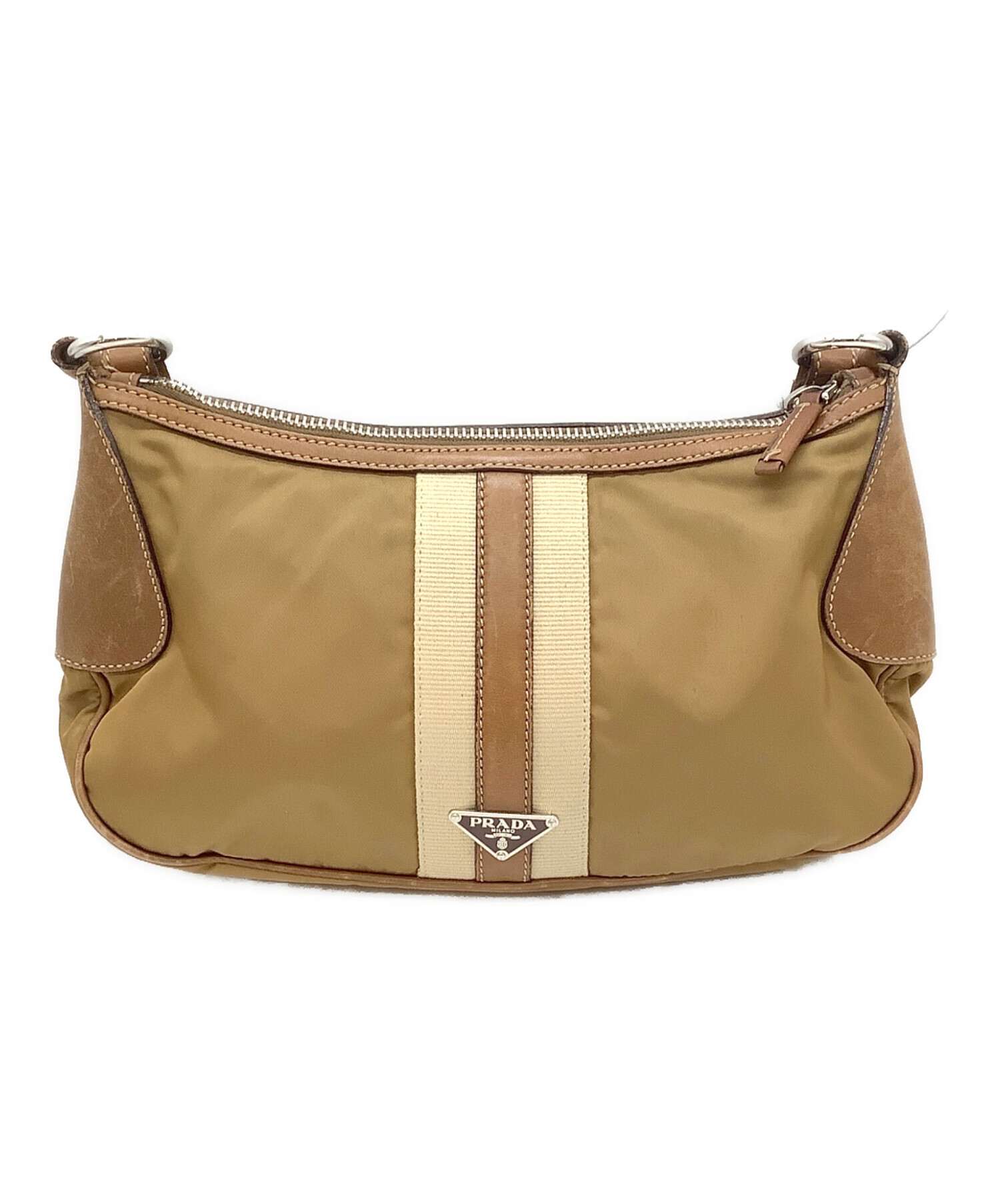 中古・古着通販】PRADA (プラダ) ワンショルダーバッグ ブラウン