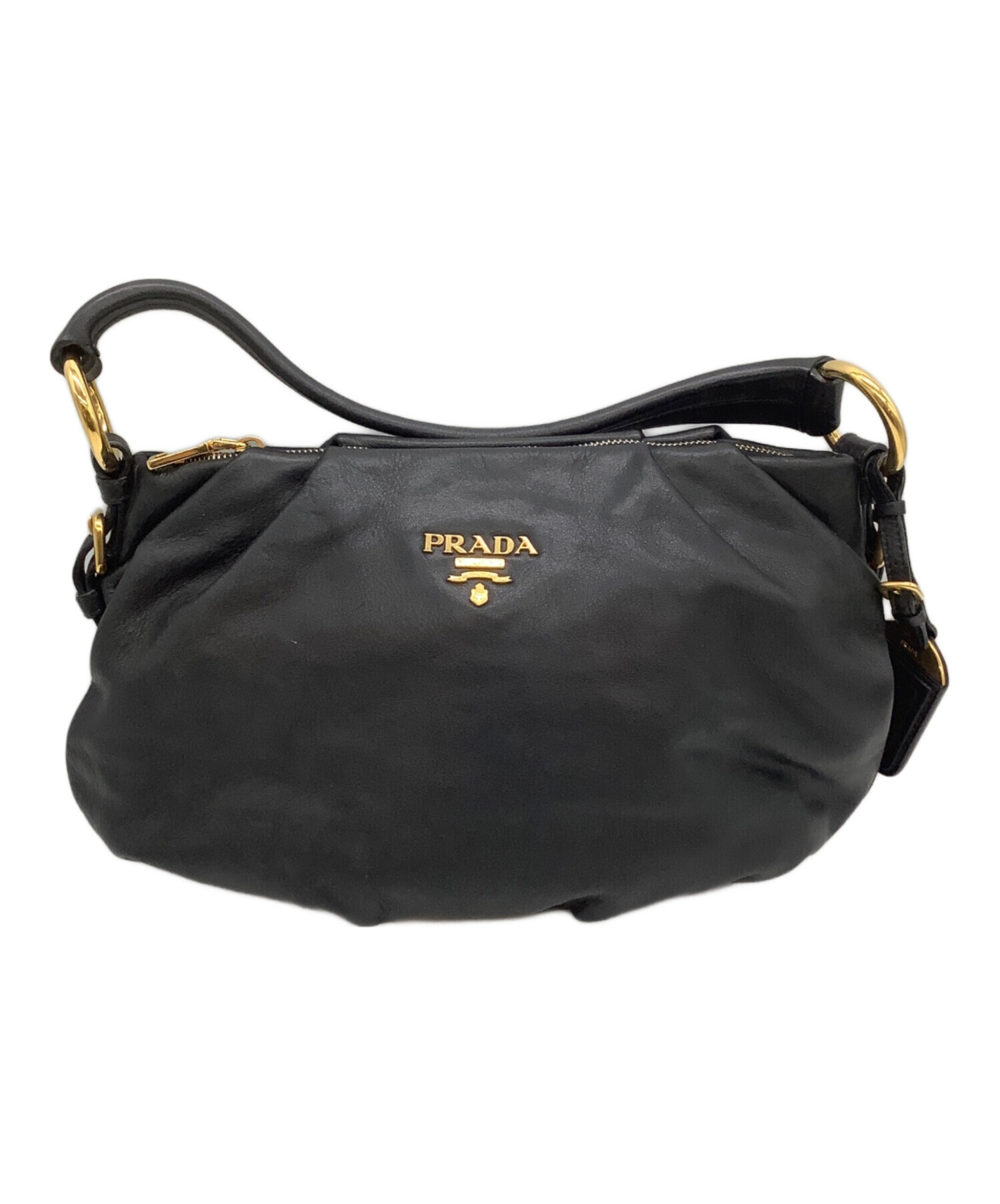 中古・古着通販】PRADA (プラダ) ワンショルダーバッグ ブラック