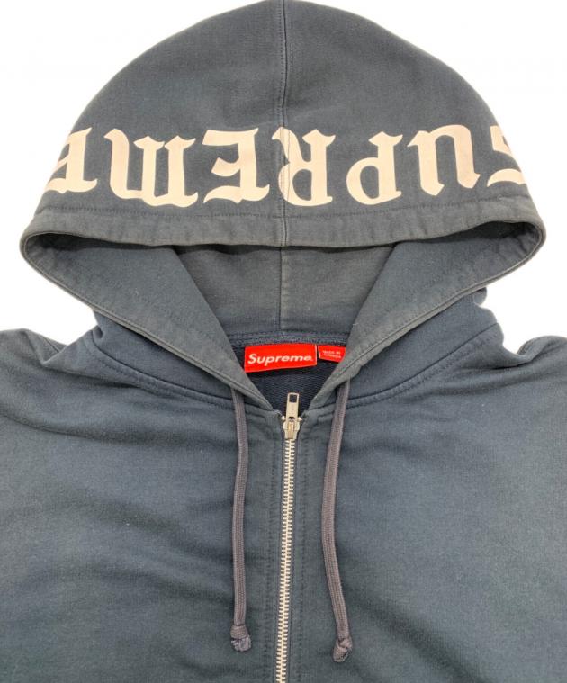 中古・古着通販】SUPREME (シュプリーム) ジップパーカー ブラック