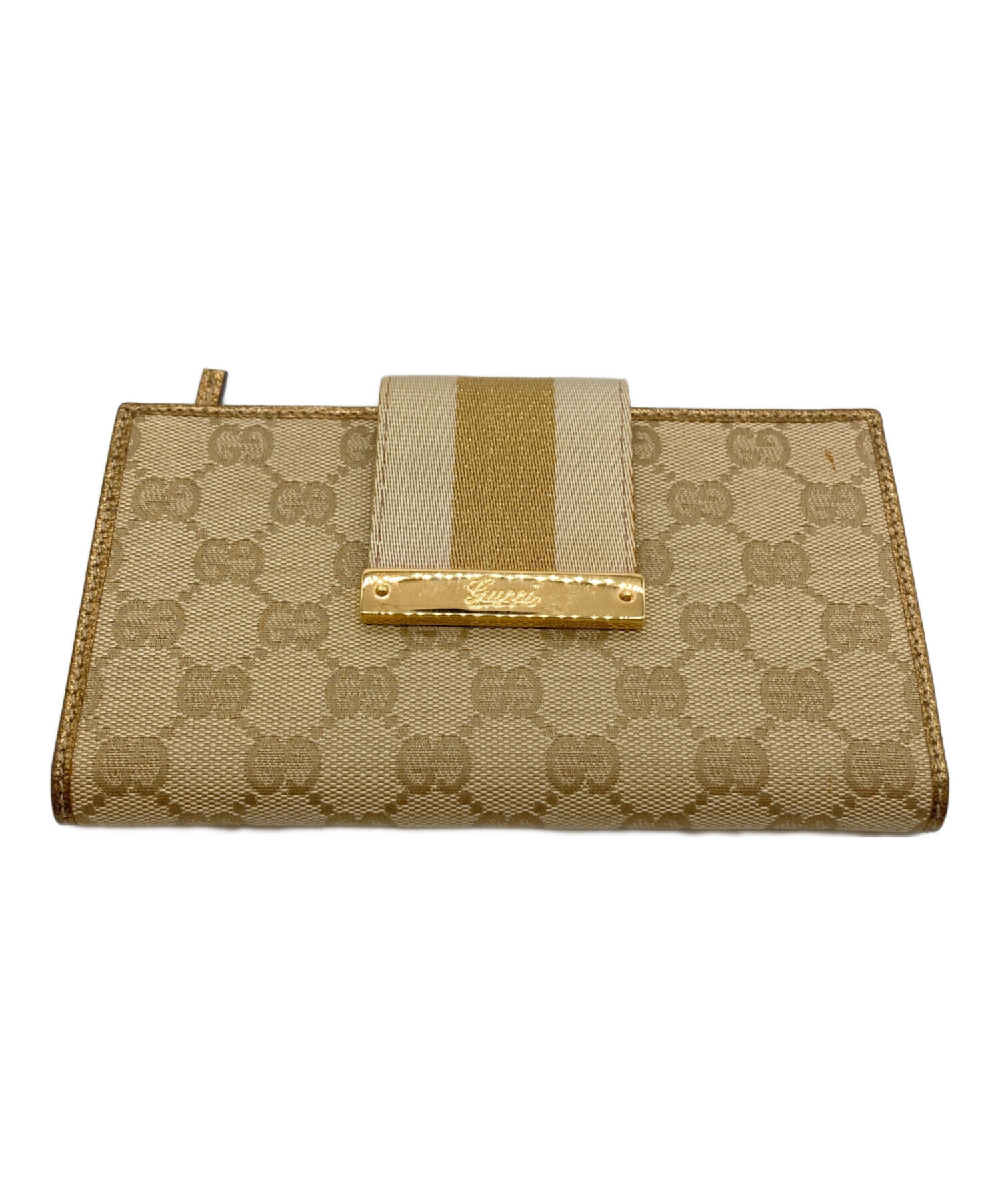 中古・古着通販】GUCCI (グッチ) 長財布 ベージュ|ブランド・古着通販 中古・古着通販】GUCCI (グッチ) 長財布 ベージュ|ブランド・古着通販