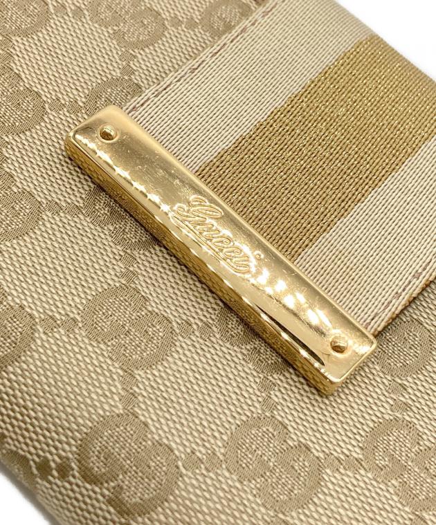 中古・古着通販】GUCCI (グッチ) 長財布 ベージュ｜ブランド・古着通販