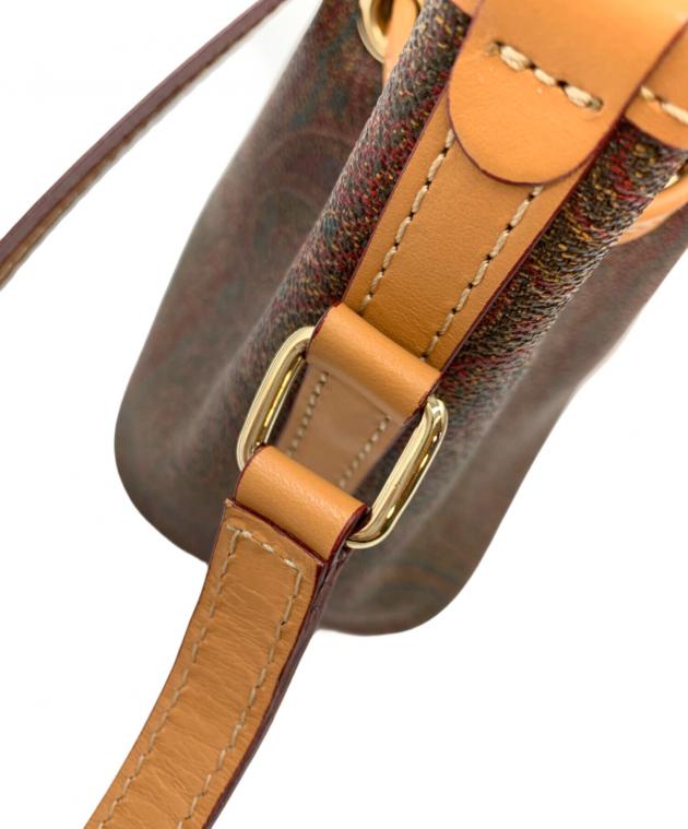 中古・古着通販】ETRO (エトロ) 巾着ショルダーバッグ ブラウン