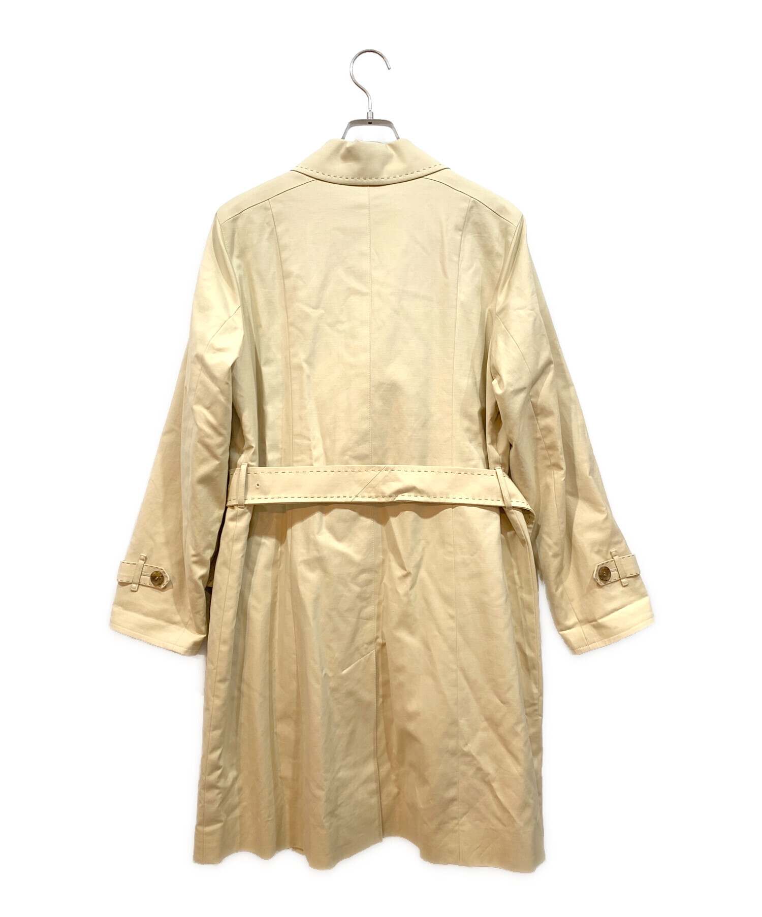 Burberry ベージュ ステンカラーコート タグ付未使用　11ar 中古・古着通販】BURBERRY (バーバリー) ステンカラーコート ベージュ