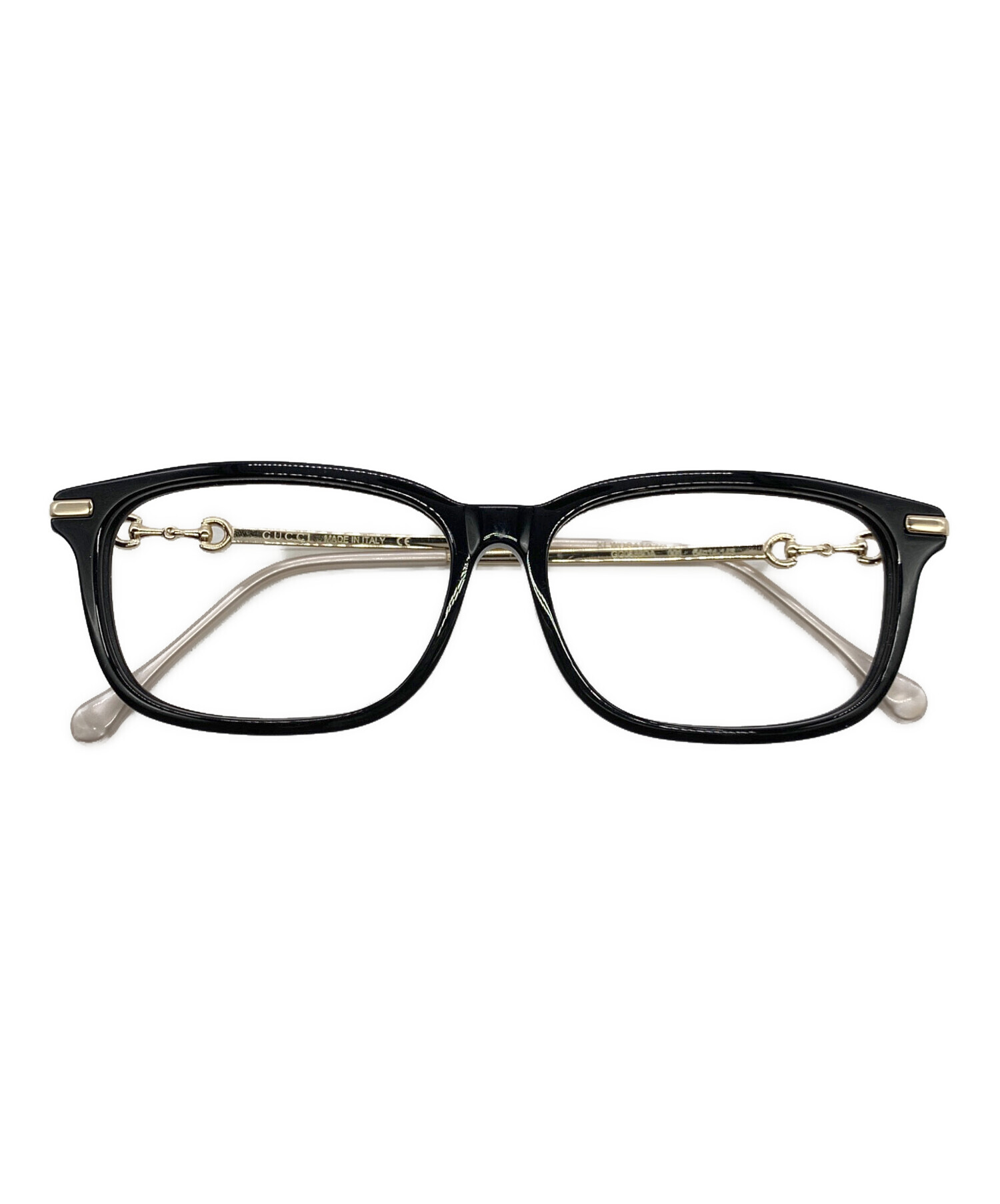 中古・古着通販】GUCCI (グッチ) 伊達眼鏡 ブラック｜ブランド・古着 
