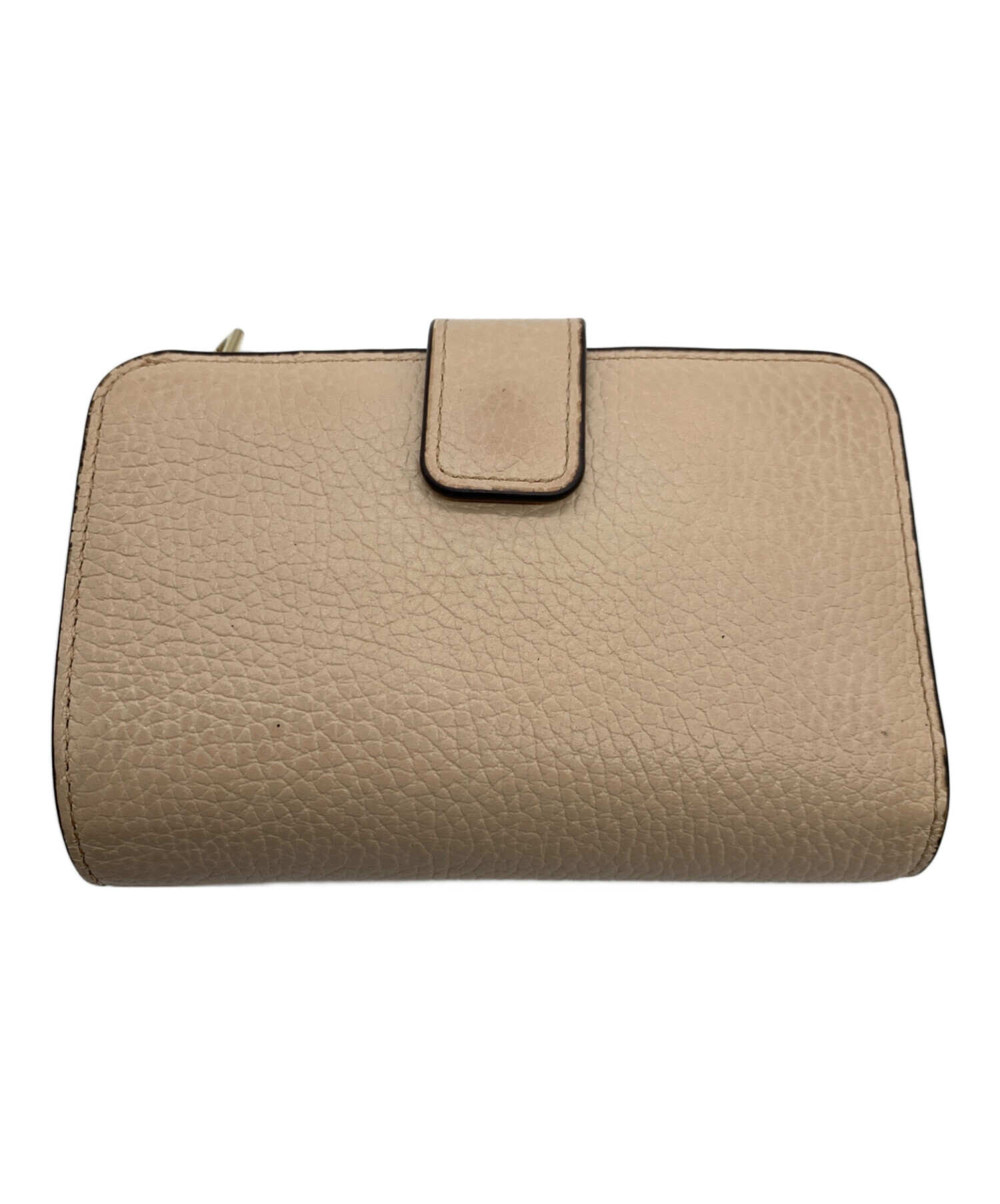 中古・古着通販】FURLA (フルラ) 2つ折り財布 ベージュ｜ブランド