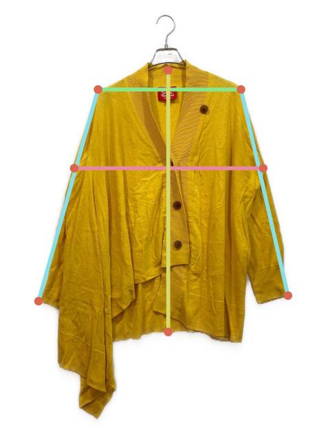 ヴィヴィアンウエストウッド　カーディガン　イエロー 中古・古着通販】Vivienne Westwood RED LABEL (ヴィヴィアンウエスト
