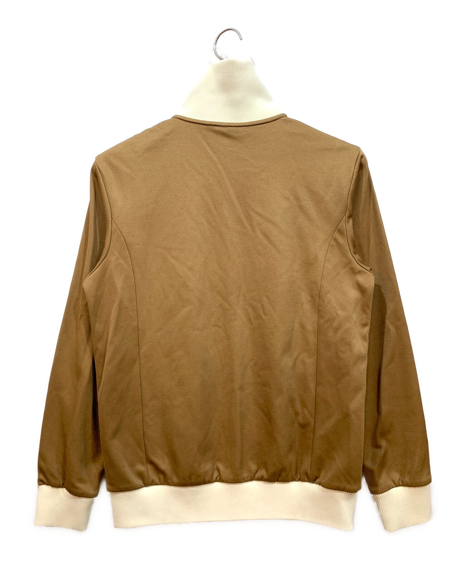 adidas トラックジャケット クリーム/ブラウン 中古・古着通販】adidas (アディダス) トラックジャケット ブラウン