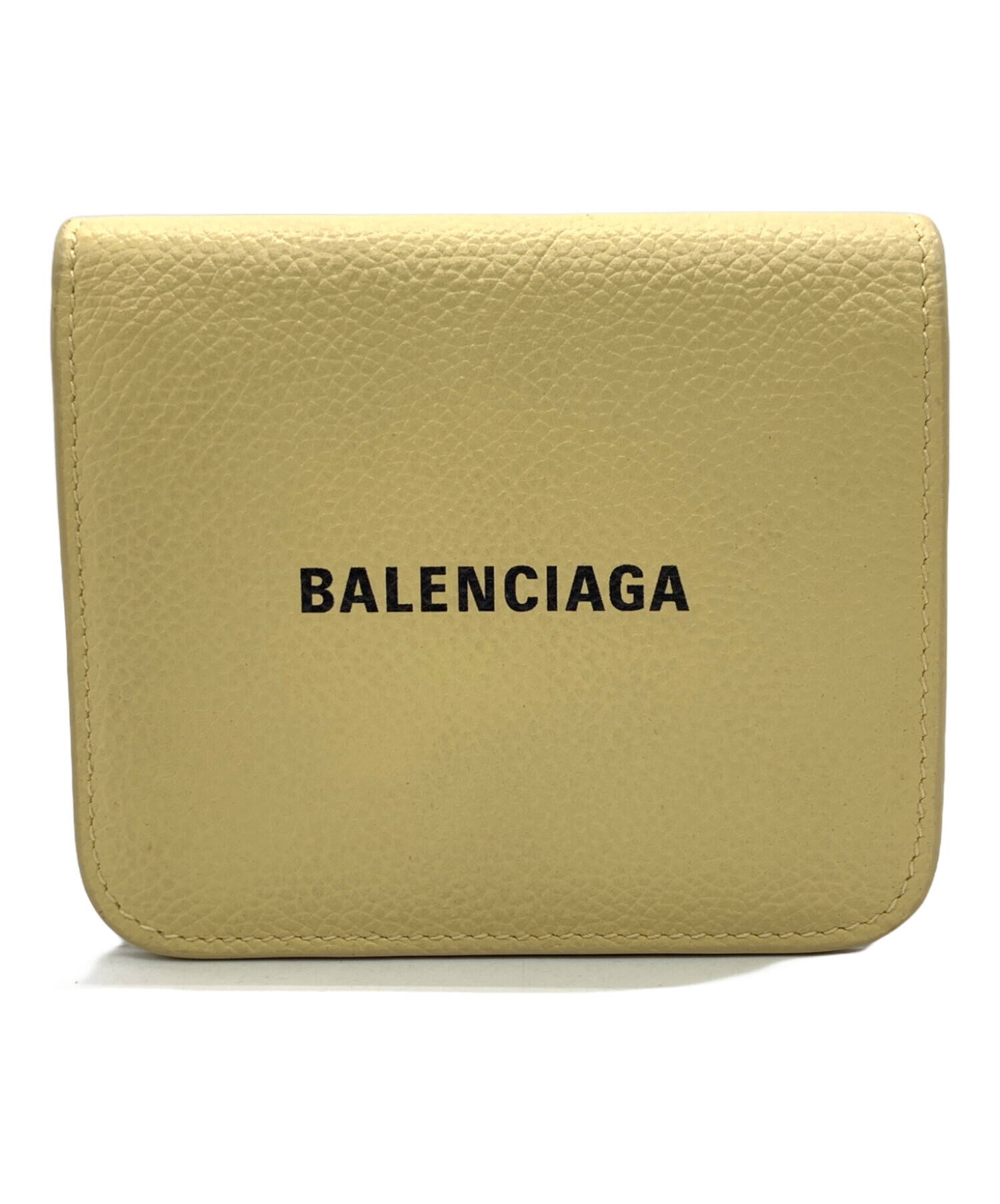 中古・古着通販】BALENCIAGA (バレンシアガ) 2つ折り財布 イエロー 
