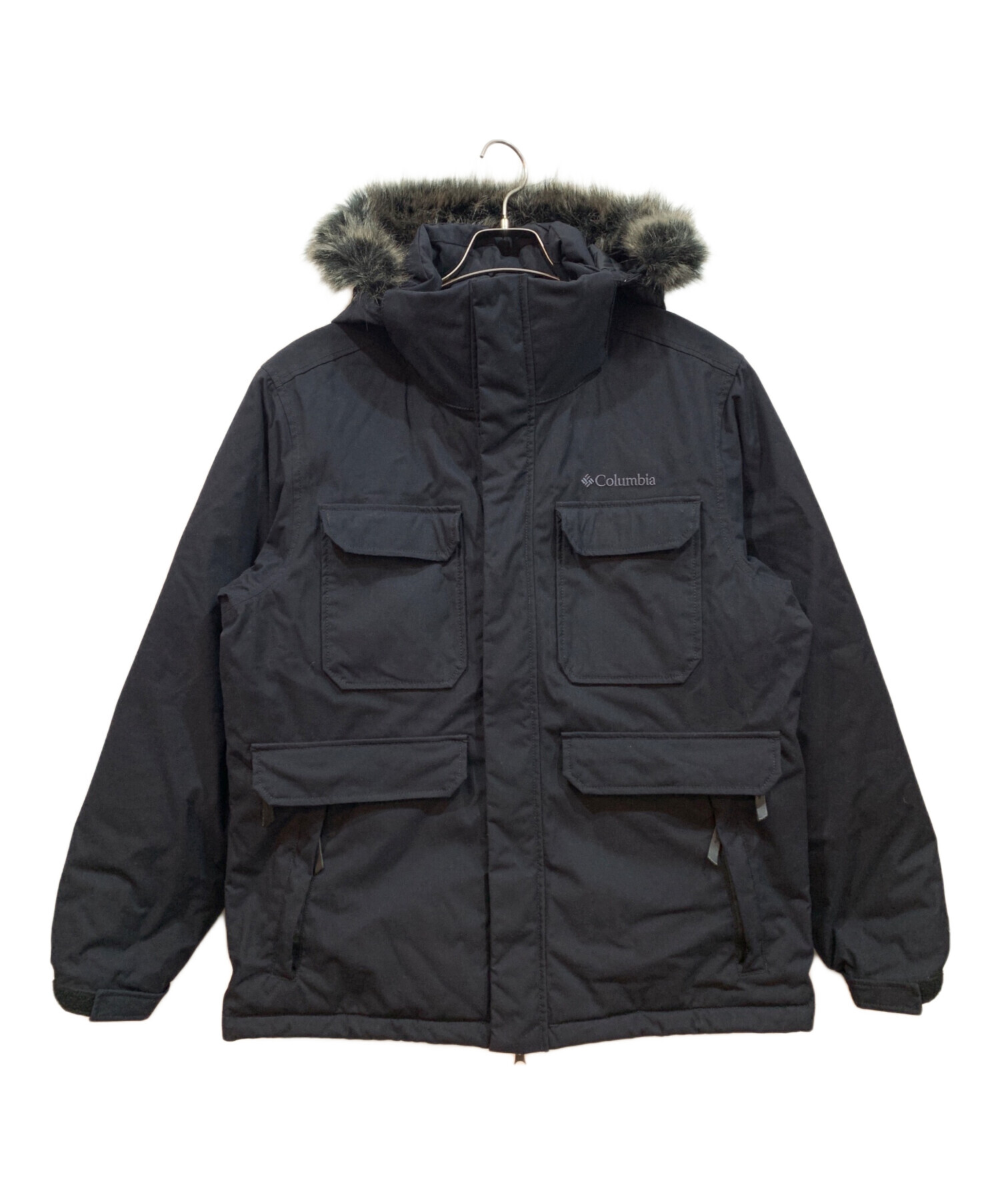 中古・古着通販】Columbia (コロンビア) ダウンジャケット ネイビー 