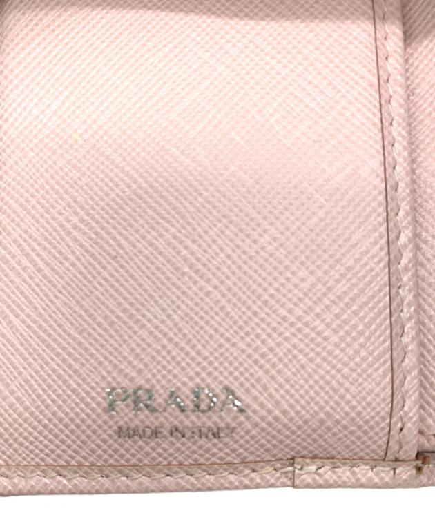 中古・古着通販】PRADA (プラダ) 3つ折り財布 ピンク｜ブランド・古着