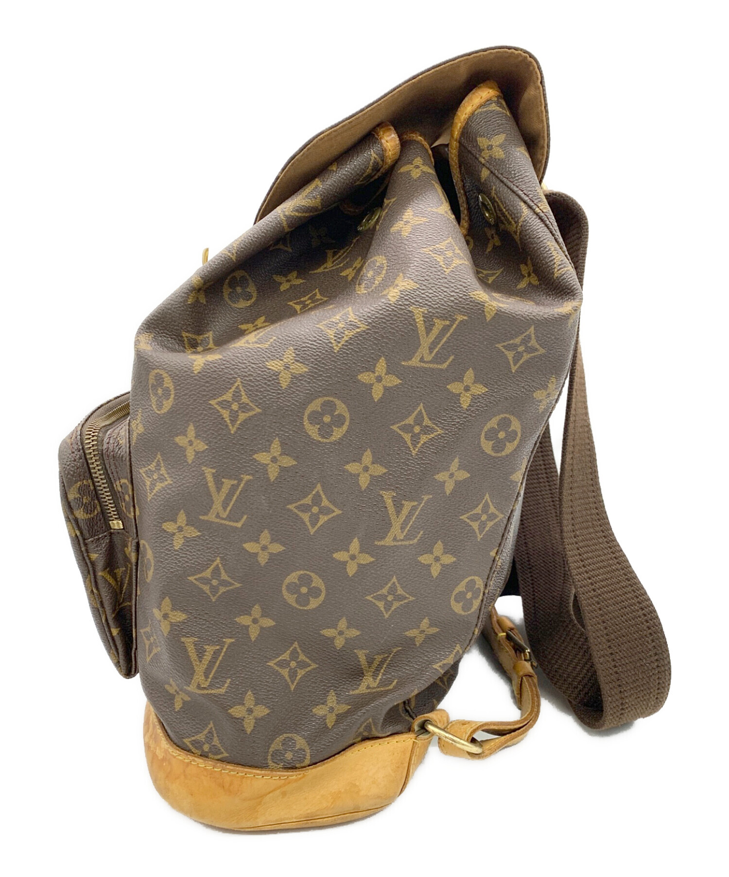 中古・古着通販】LOUIS VUITTON (ルイ ヴィトン) モンスリGM ブラウン