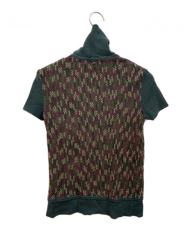 【美品】ミッソーニ（MISSONI）ノースリーブ/46 MISSONI - 古着 Missoni ミッソーニ ノースリーブ ラメニット