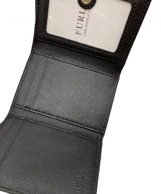 中古・古着通販】FURLA (フルラ) 3つ折り財布 ブラック｜ブランド
