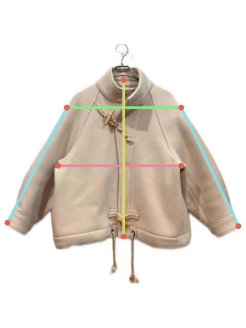 中古・古着通販】HYKE (ハイク) DOUBLE FACE DUFFEL JACKET ベージュ