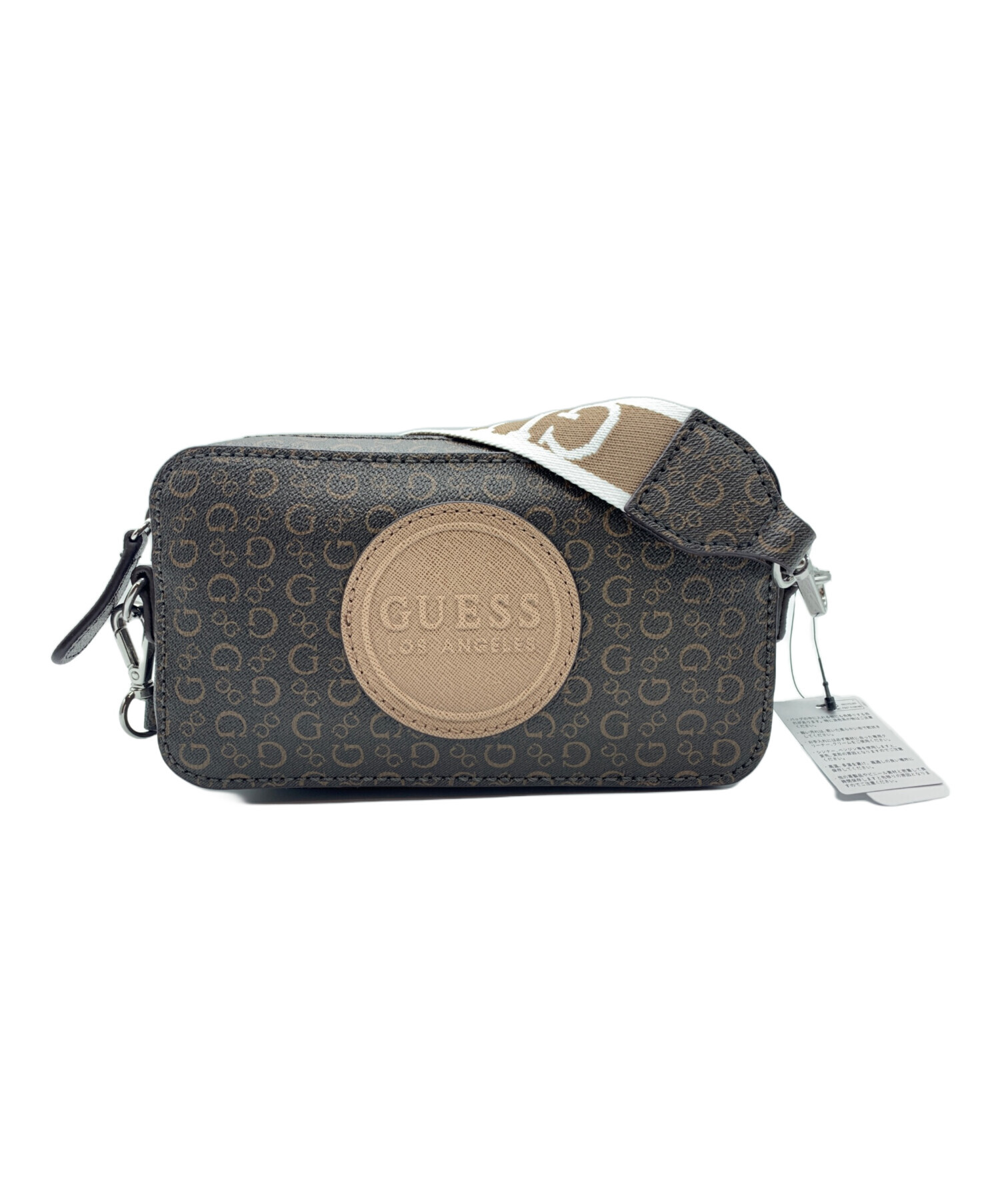 中古・古着通販】GUESS (ゲス) ミニショルダーバッグ ブラウン 