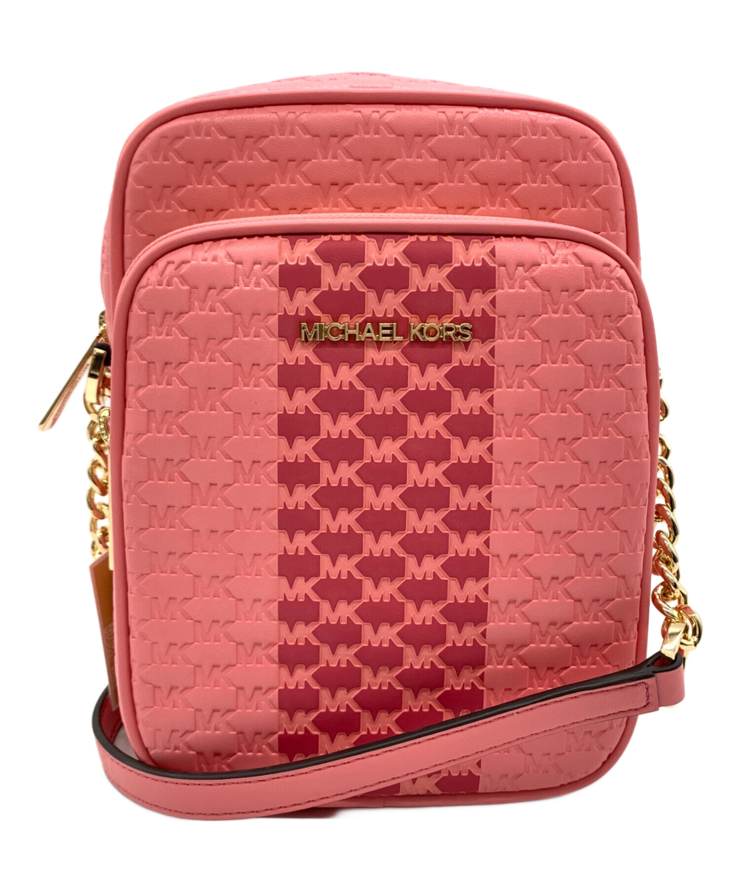 MICHAEL MICHAEL KORS ショルダーバッグ  ピンク 【古着】【中古】【送料無料】 中古・古着通販】MICHAEL KORS (マイケル・コース) ショルダーバッグ