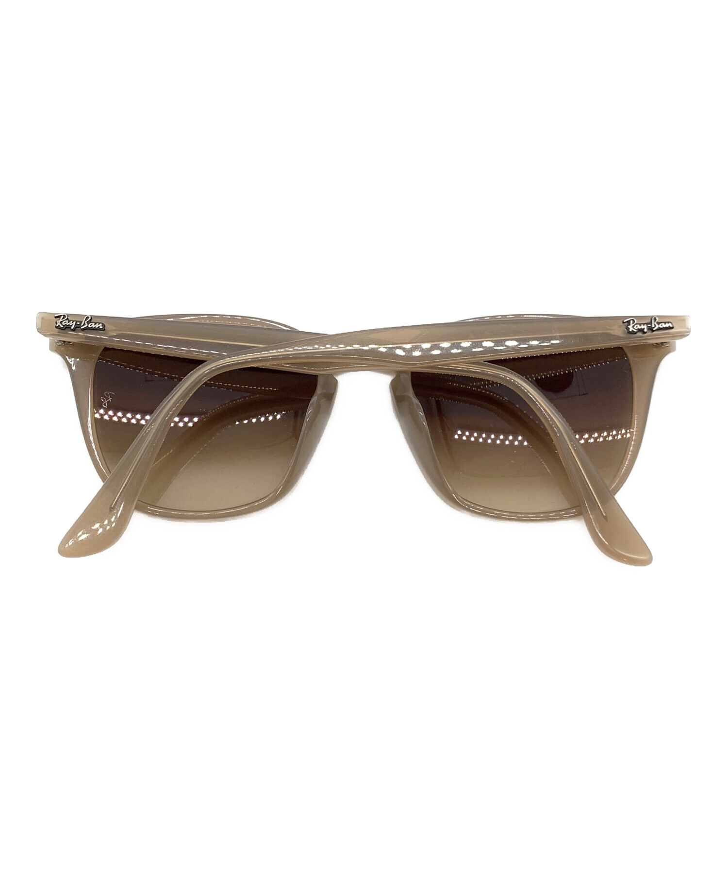 Ray-Ban レイバン サングラス - ベージュx茶 【古着】【中古】 中古・古着通販】RAY-BAN (レイバン) サングラス ブラウン サイズ:58