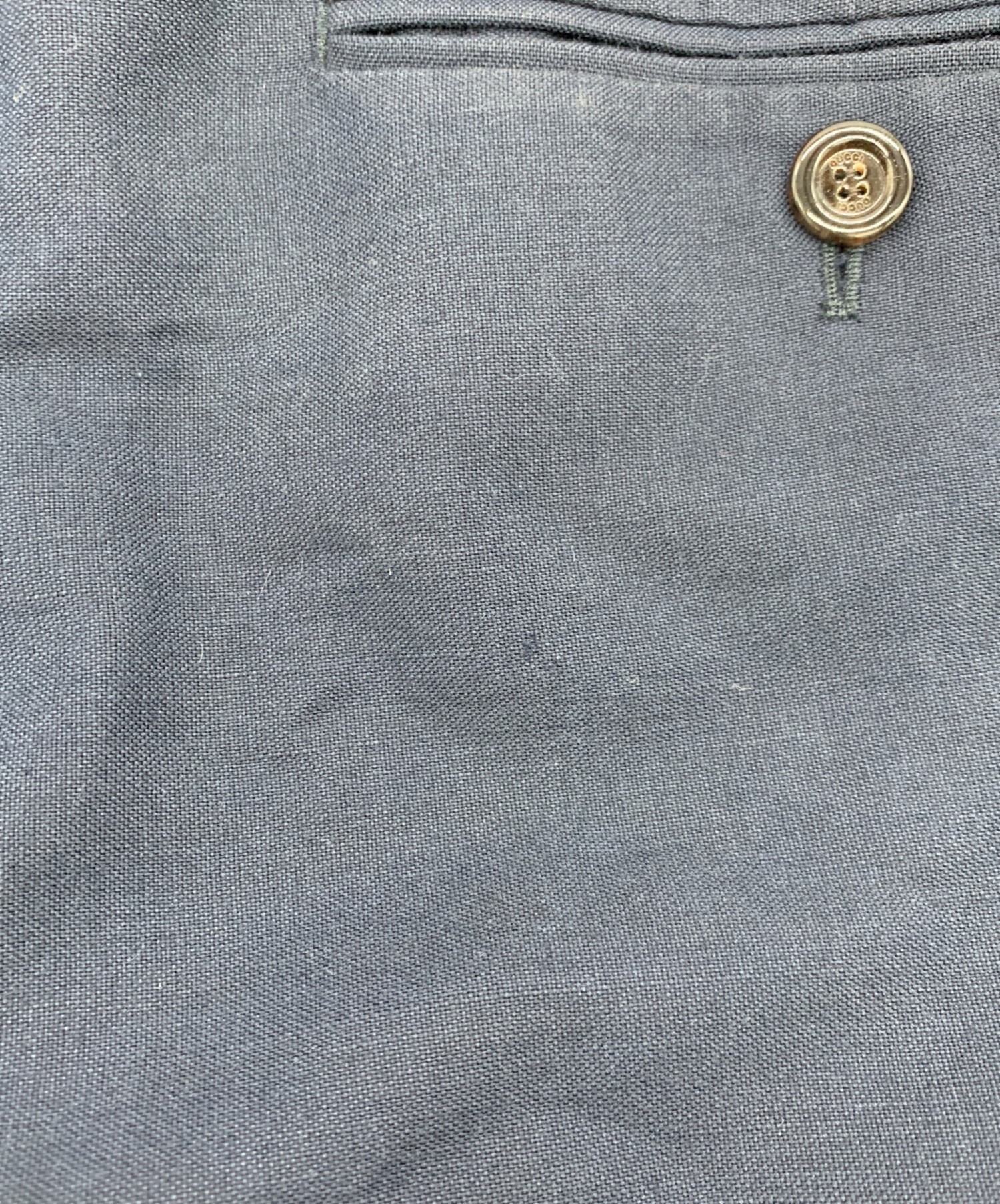 中古・古着通販】GUCCI (グッチ) スラックス ネイビー サイズ:44