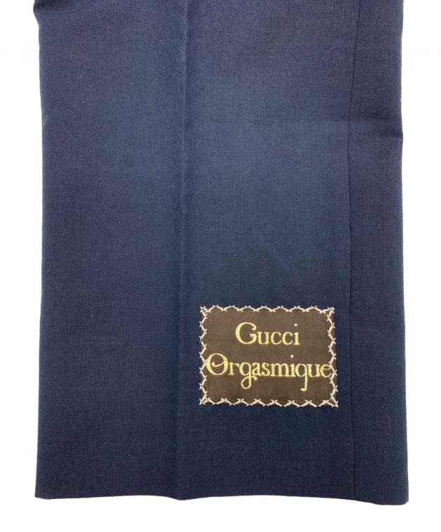 中古・古着通販】GUCCI (グッチ) スラックス ネイビー サイズ:44