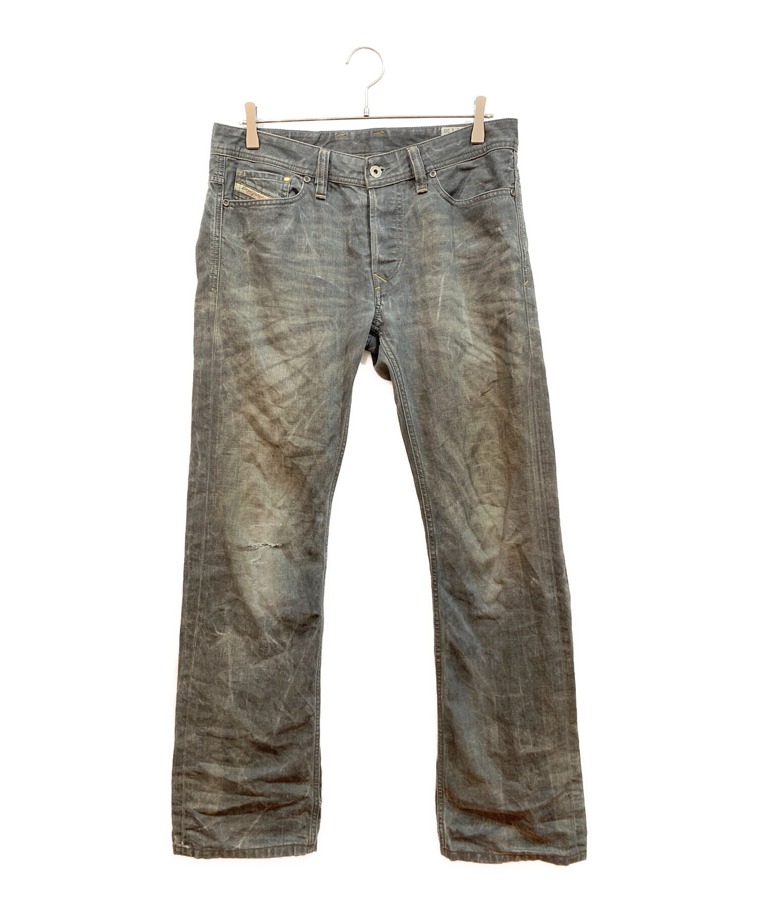 中古・古着通販】DIESEL (ディーゼル) デニムパンツ ブラック サイズ 