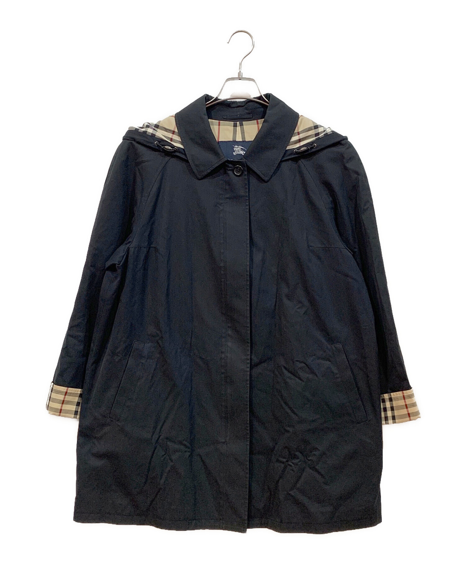 美品□BURBERRY LONDON バーバリーロンドン 裏ノバチェック柄 中綿