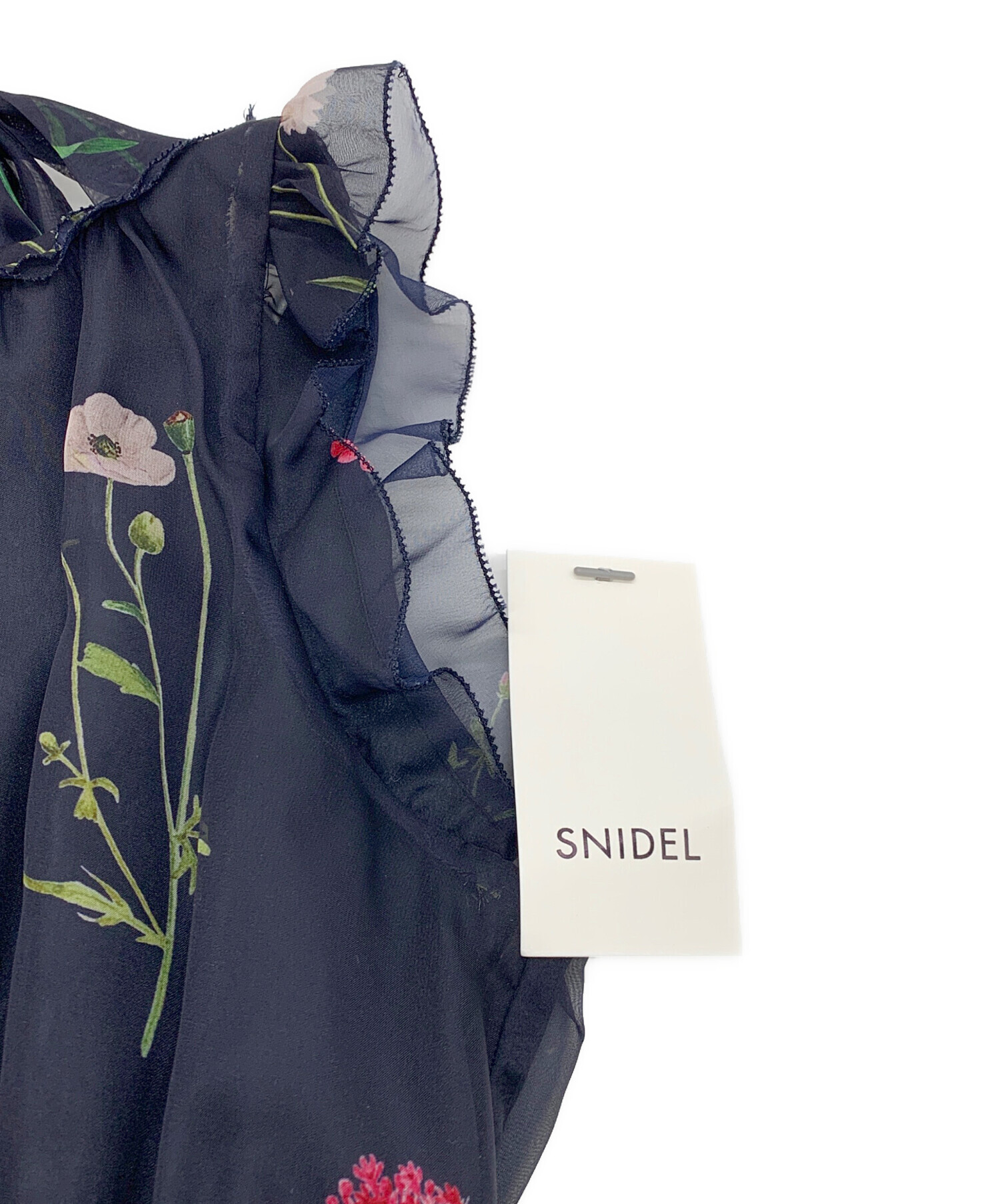 中古・古着通販】Snidel (スナイデル) ロングワンピース ネイビー