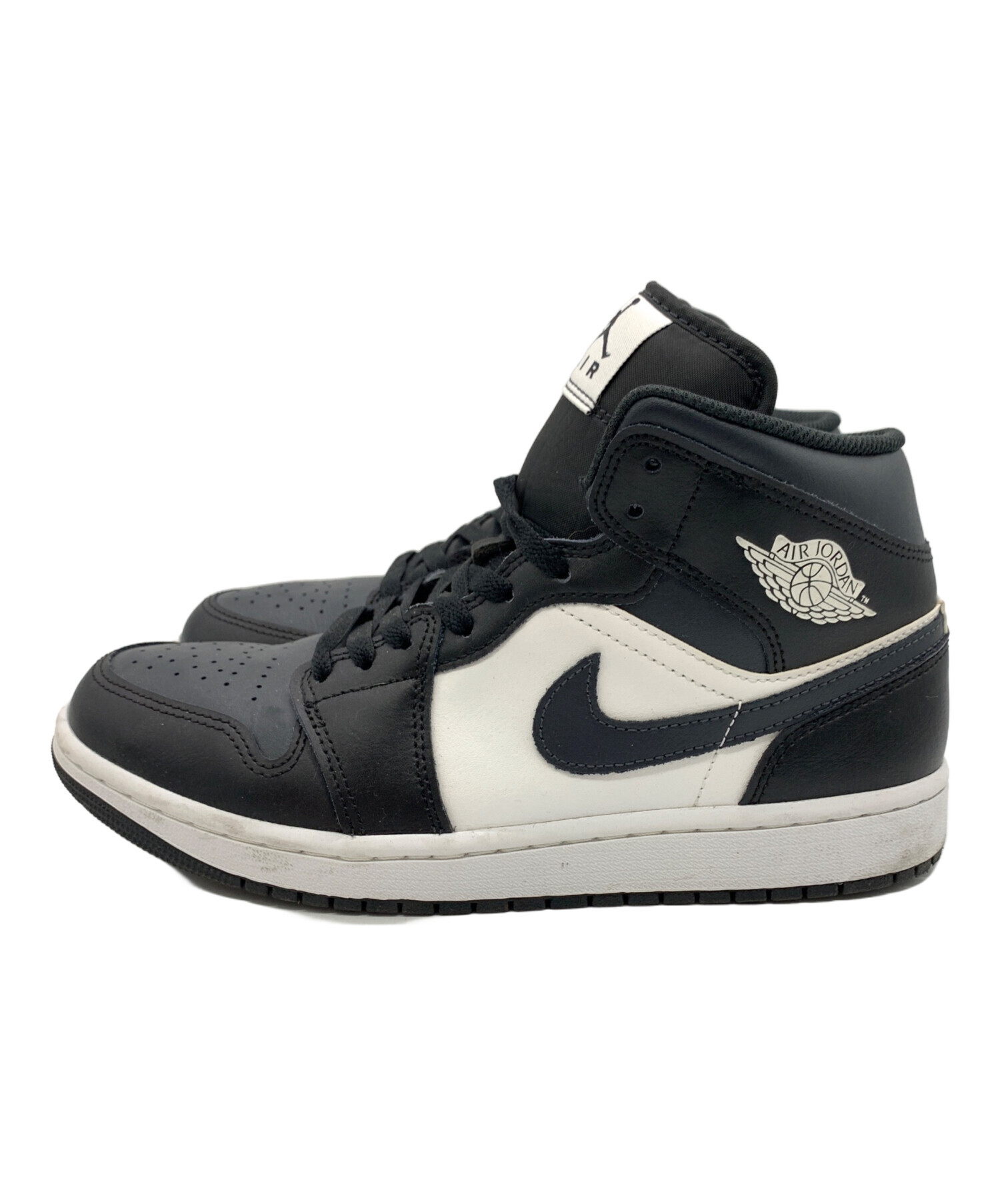 中古・古着通販】NIKE (ナイキ) Air Jordan 1 Mid Black/Summit White 