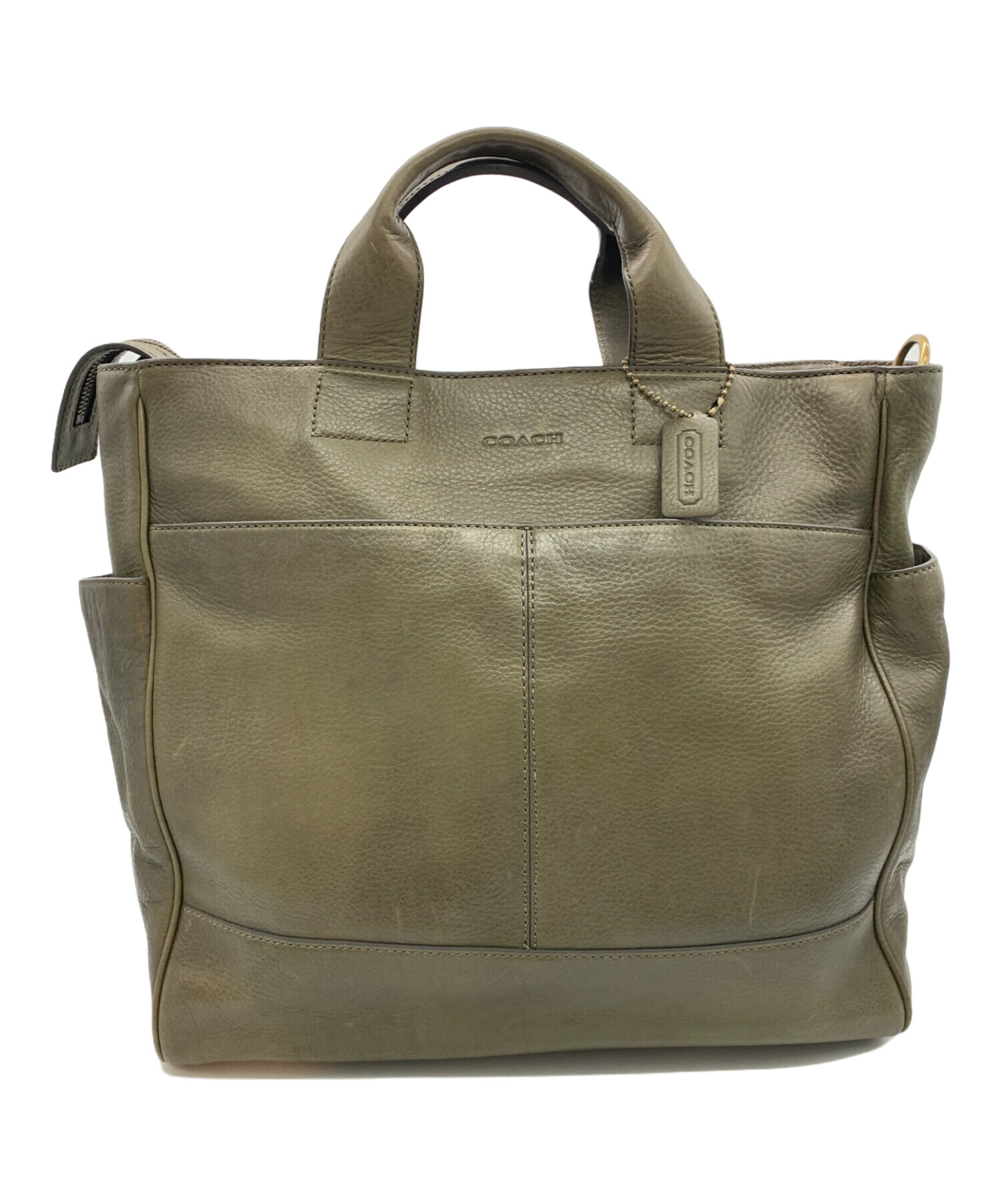 【未使用品】COACH 2WAYバッグ 中古・古着通販】COACH (コーチ) 2WAYバッグ ブルー｜ブランド・古着