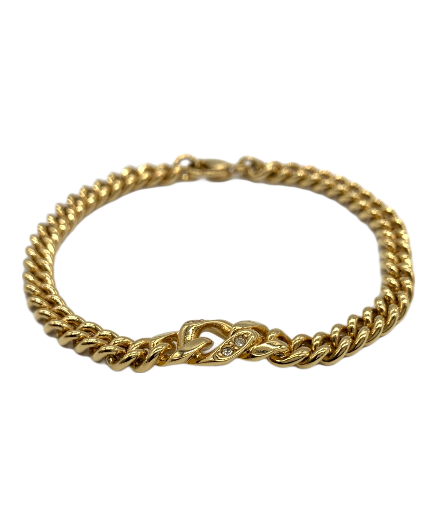 【Christian Dior】ロゴ チェーン ブレスレット 中古・古着通販】Christian Dior (クリスチャン ディオール) チェーン