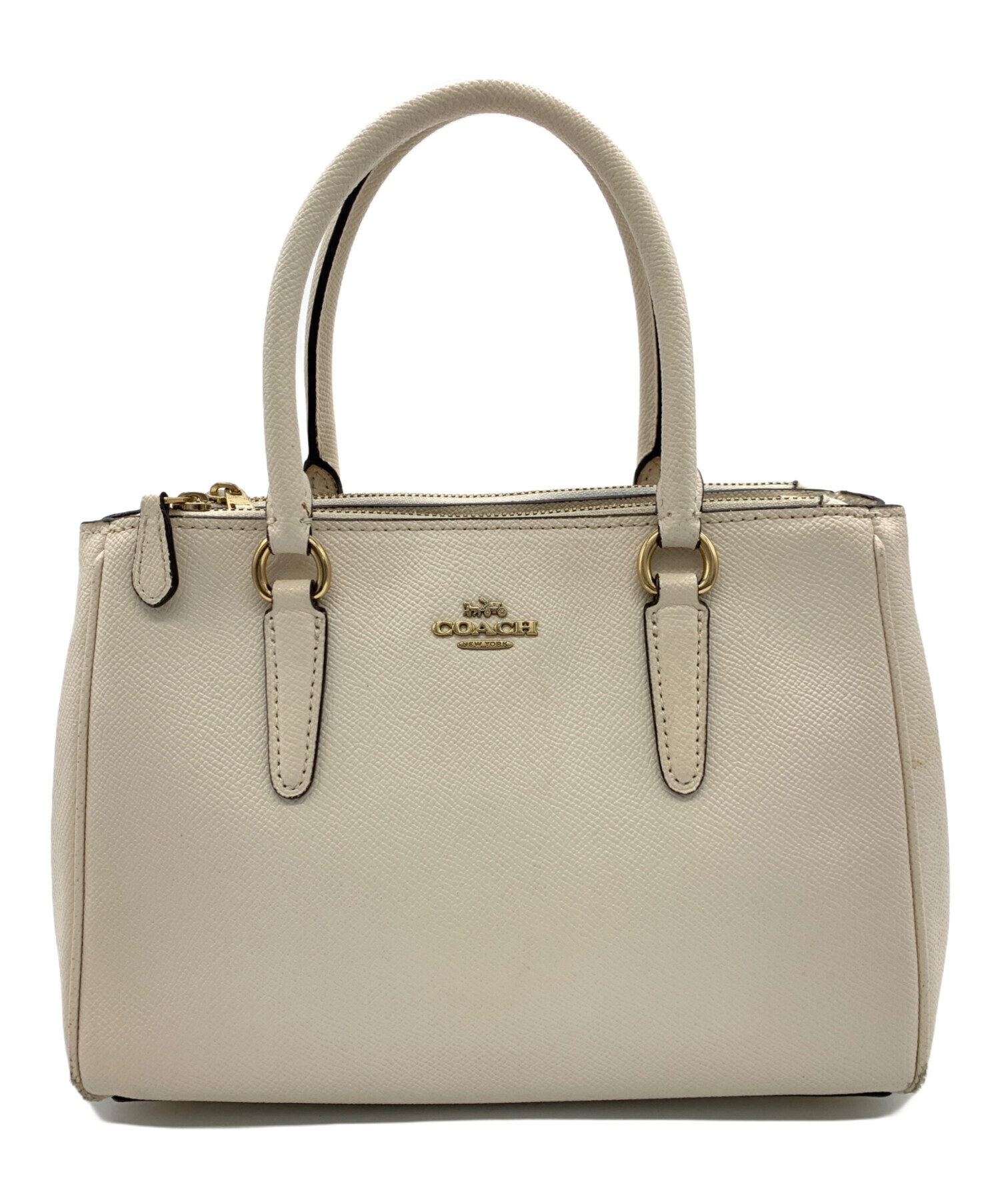 COACH コーチ Mini Tiered Dress ワンピース サイズ4(160/88A) チュニック レース コットン ホワイト ドローコード C5002 ブランド古着【中古】20230828/GO1074 中古・古着通販】COACH (コーチ) ミニサリー ホワイト｜ブランド・古着
