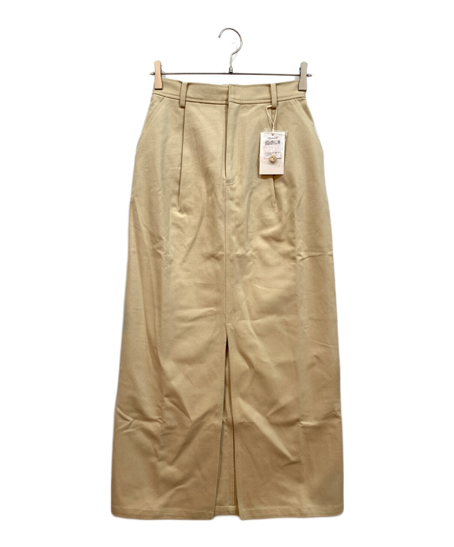 中古・古着通販】UNGRID (アングリッド) ロングスカート ベージュ 