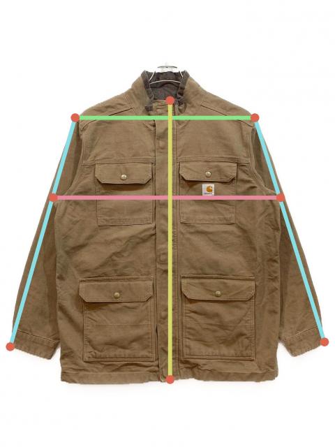 中古・古着通販】CarHartt (カーハート) 3Mワークジャケット ブラウン