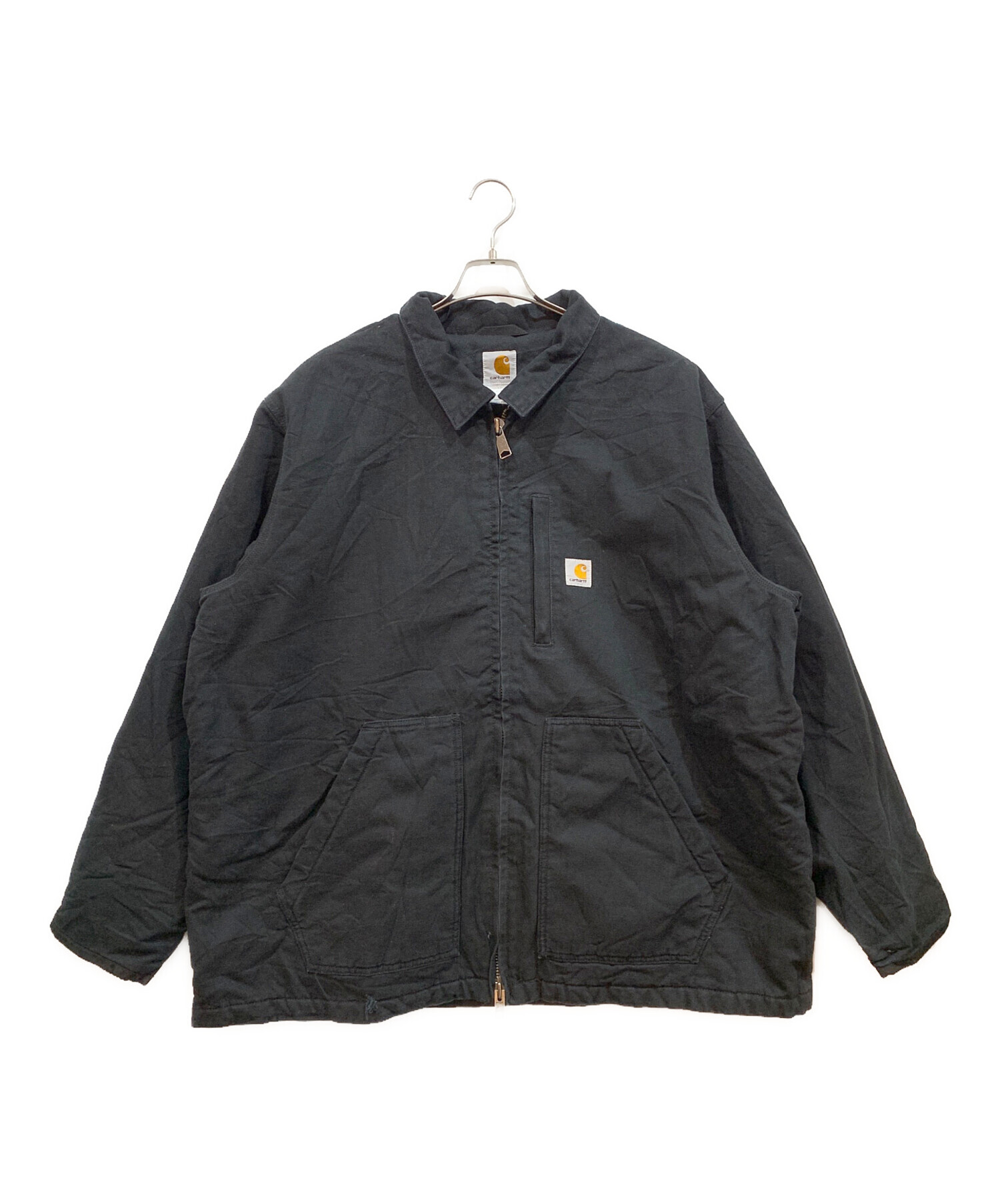 カーハート 古着 ジャケット 中古・古着通販】CarHartt (カーハート) ワークジャケット ネイビー